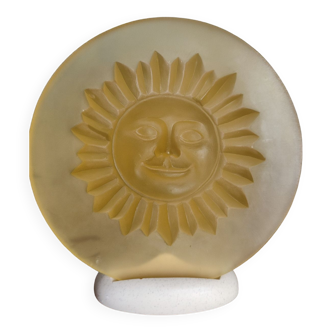 Lampe en pâte de verre soleil vintage