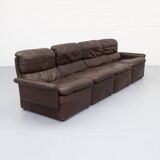 Leather modular sofa, 1970s