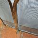 Brass chimney fire barrier