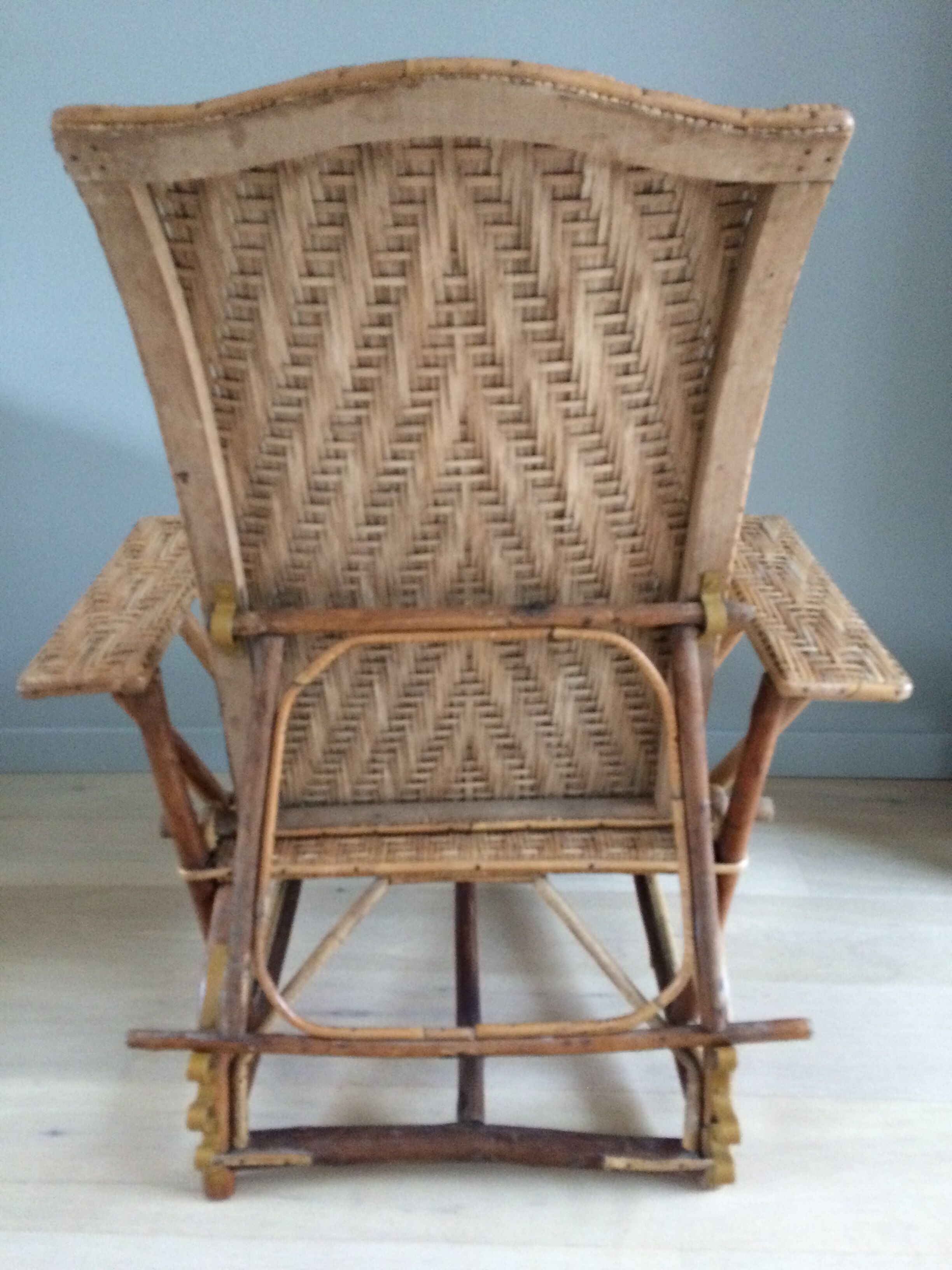 Fauteuil en rotin années 30