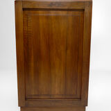 Art deco dressing table in sculpted walnut, france, circa 1930