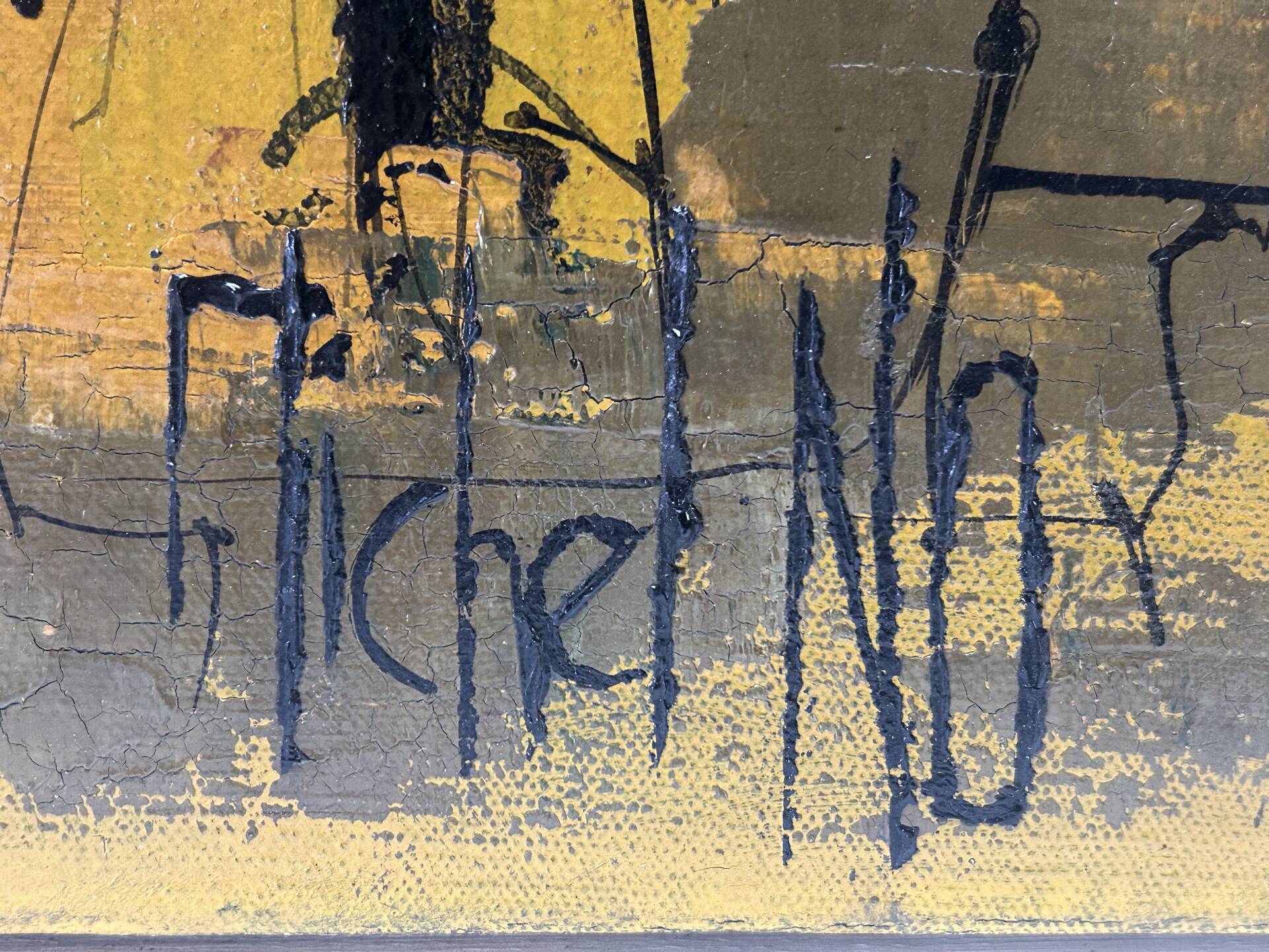 Oil on canvas Michel No