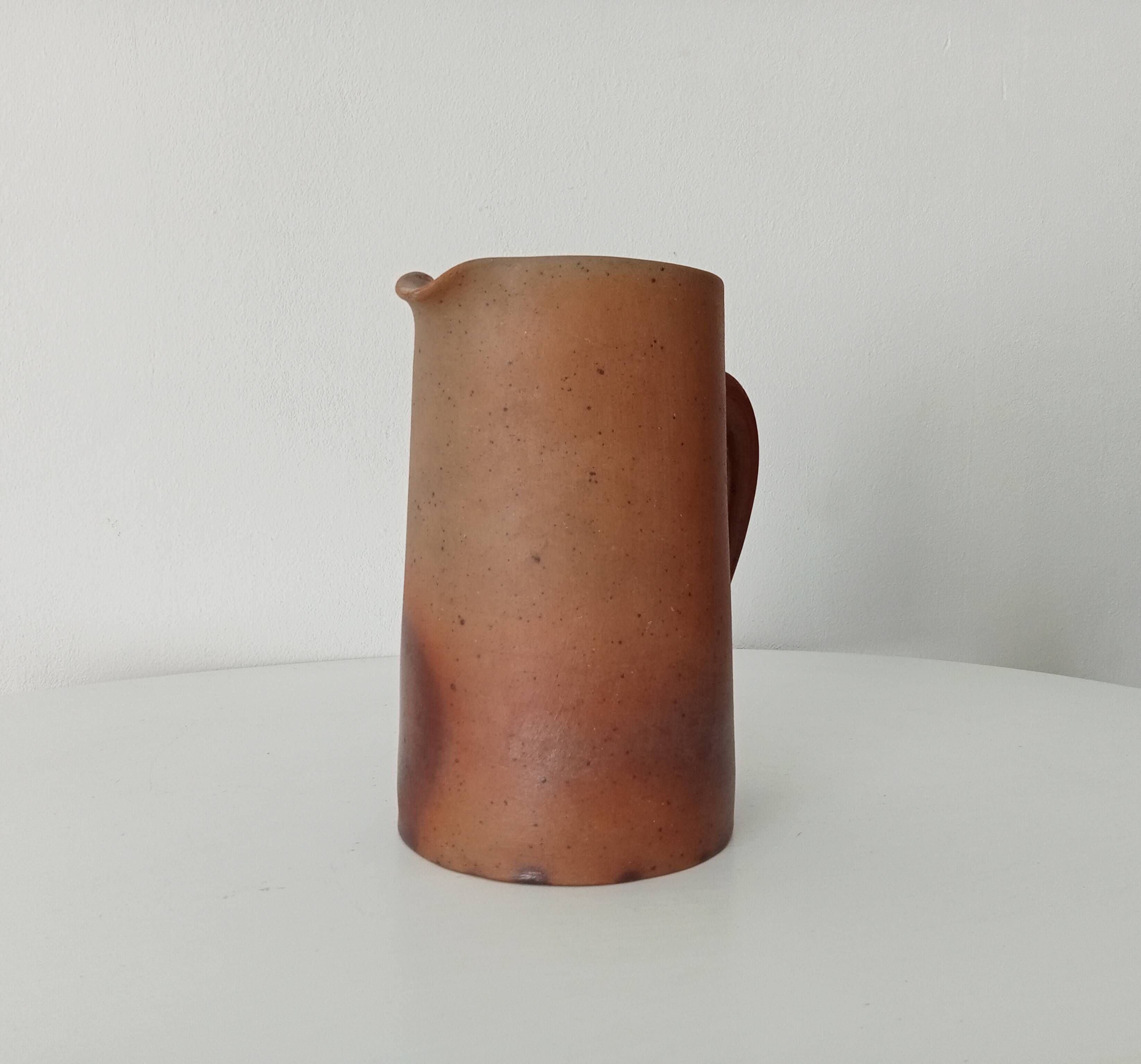 Antique stoneware pitcher
