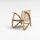 Chaise longue sculpturale en bois cintré par Jan Vaněk pour UP Zavody, années 1930.