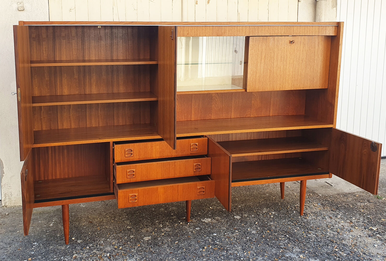 top buffet enfilade, Scandinavian, vintage, 60s