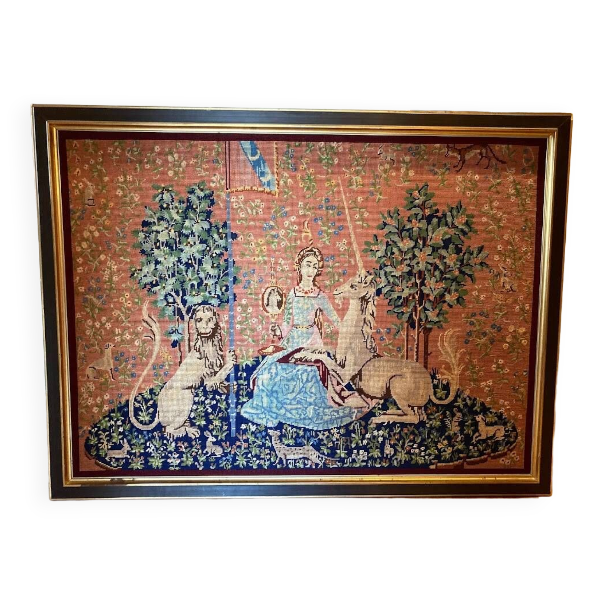 Royal Paris Lady and Unicorn Tapestry