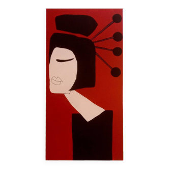 Peintue Sur toile "Geisha"