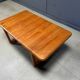 Mid-century solid teak Scandinavian coffee table, 1970s