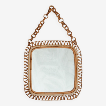 Miroir en rotin 🌿vintage