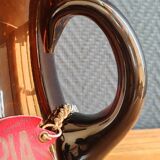 Carafe à Sangria Vintage Espagnole - Pichet en Verre Ambré Rétro