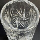 Cylindrical vase – handmade cut crystal