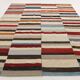 Mid Century Modern Multicolor Kilim Rug, 272x367Cm