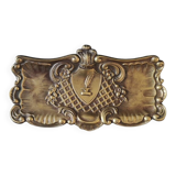 Purse style Rocaille/Napoleon III in aged gold patina brass