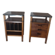 Pair of sofa ends bedside art-deco