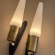 Pair of vintage wall lights, 60s