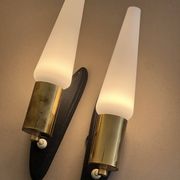 Pair of vintage wall lights, 60s