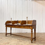 Former oak bank counter, 1920