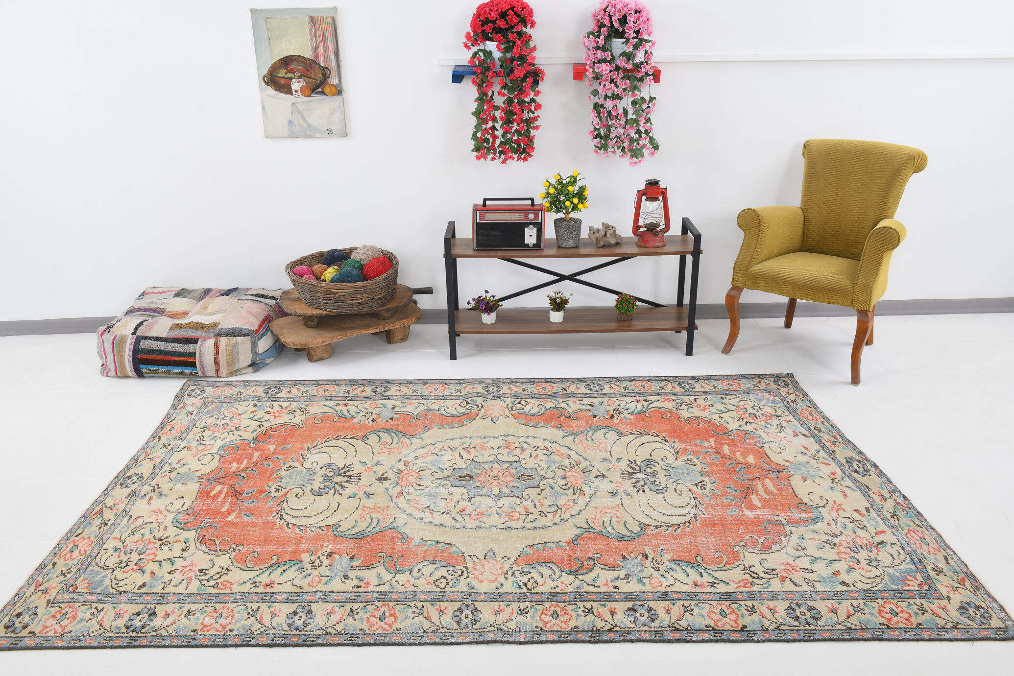 Oriental Handmade Vintage Rug