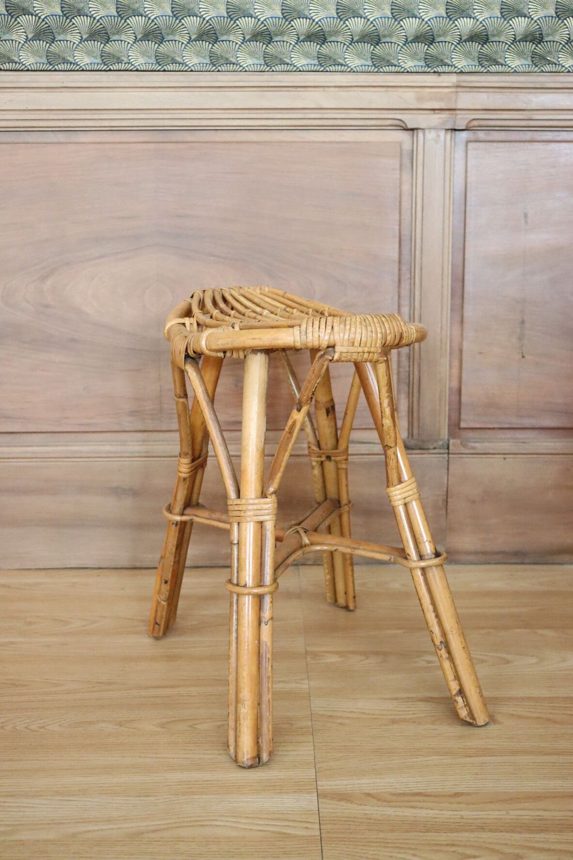 Rattan stool