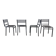 Set of 4 Sandow dining chairs by Rene Herbst, 1980s