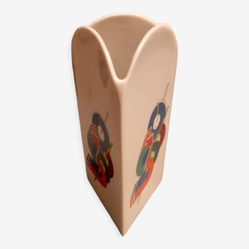 Ceramic Vase "alphabet" by Marcello Morandini for Rosenthal, 1980s