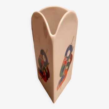 Vase en Céramique « alphabet » par Marcello Morandini pour Rosenthal, 1980s