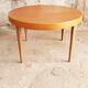 Table ronde scandinave extensible