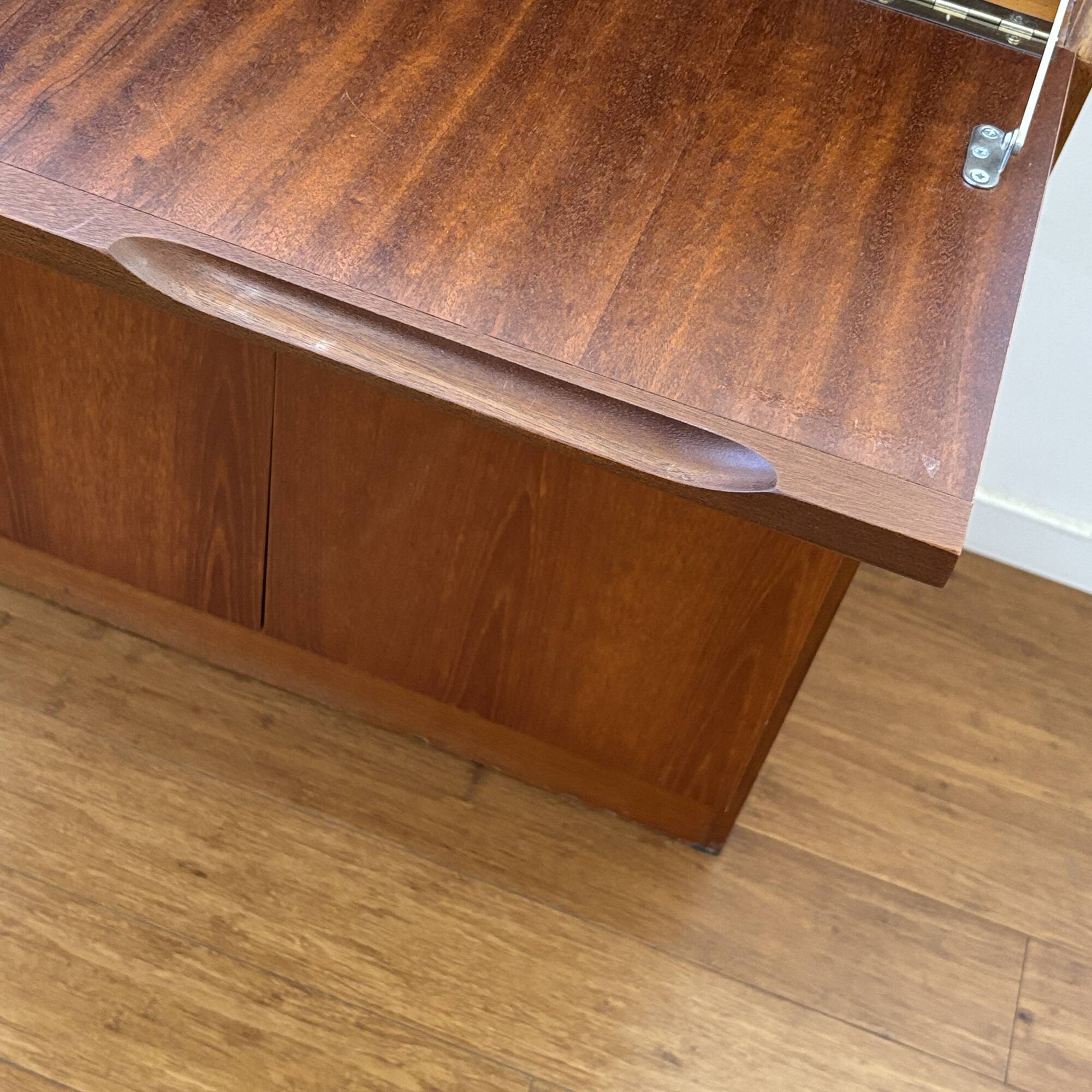 Teak secretary by Morris of Glasgow – 1960s