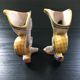 Paire de vases fleurs de lys Henriot Quimper