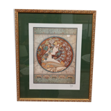 Mucha framed poster