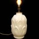 Boch cracked ceramic Art Deco lamp
