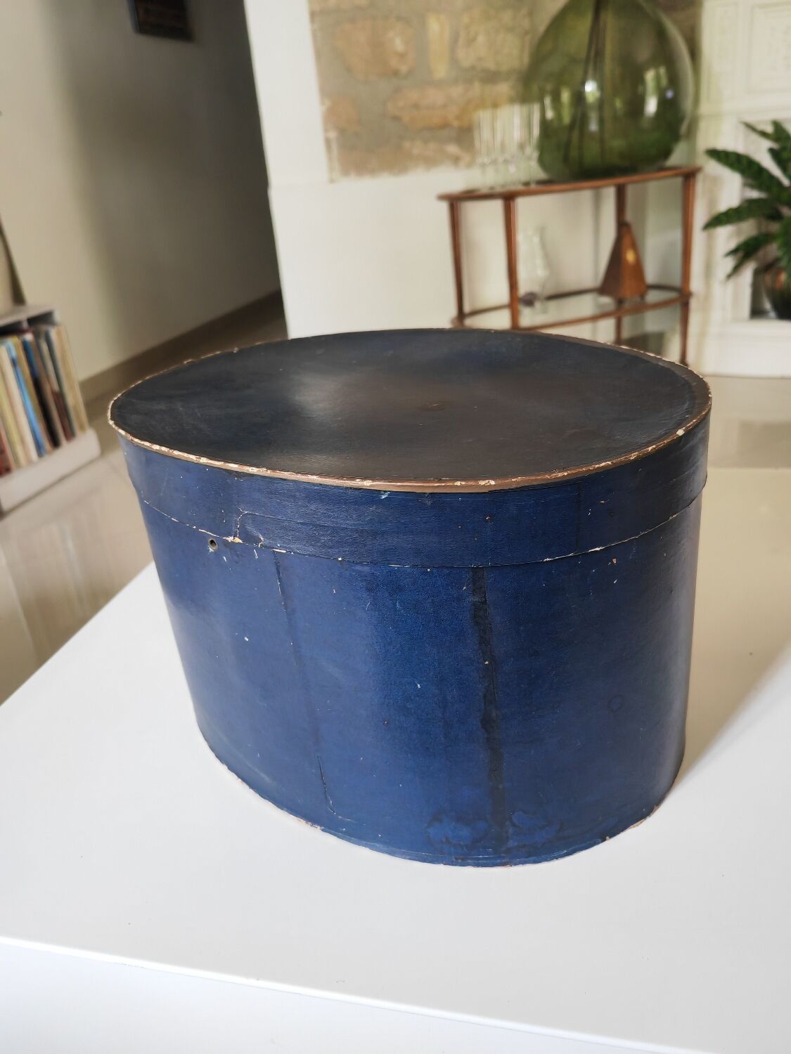 Antique hat box