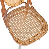 Set of 6 Thonet style chairs model number 17 "Long John"