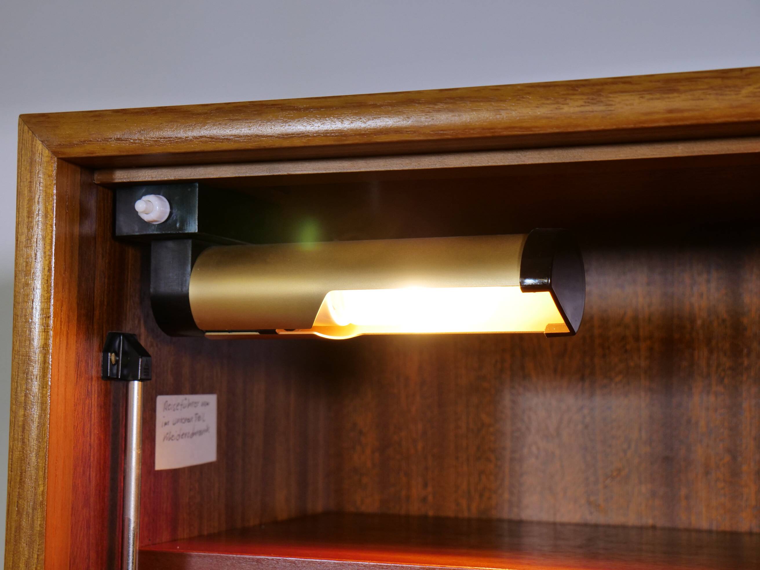 Teak secretary highboard from WK Möbel, 1960s