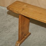 Paire de bancs victorienne en chêne