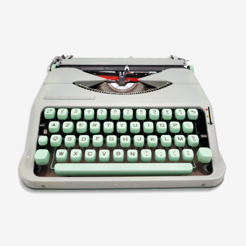 Hermes Baby Rocket Typewriter Green Linden Revised Ribbon New