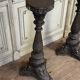 Pair of Bronze Pedestals, Italy, 19th Century
