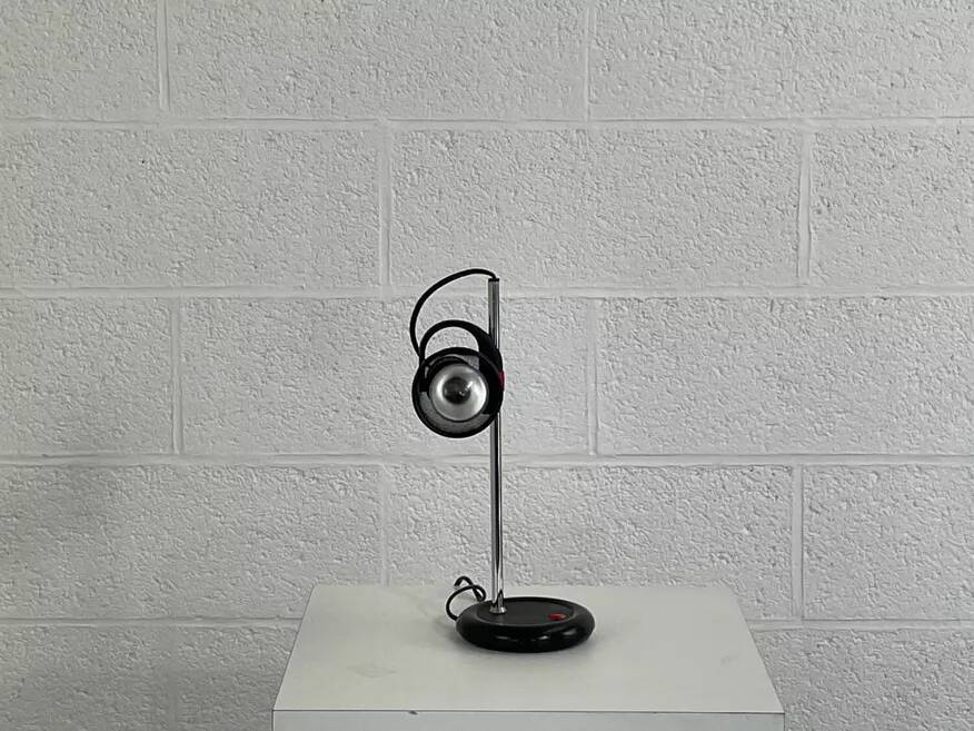 Black vintage desk lamp