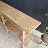Paire de bancs anciens