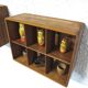 Teak wall locker