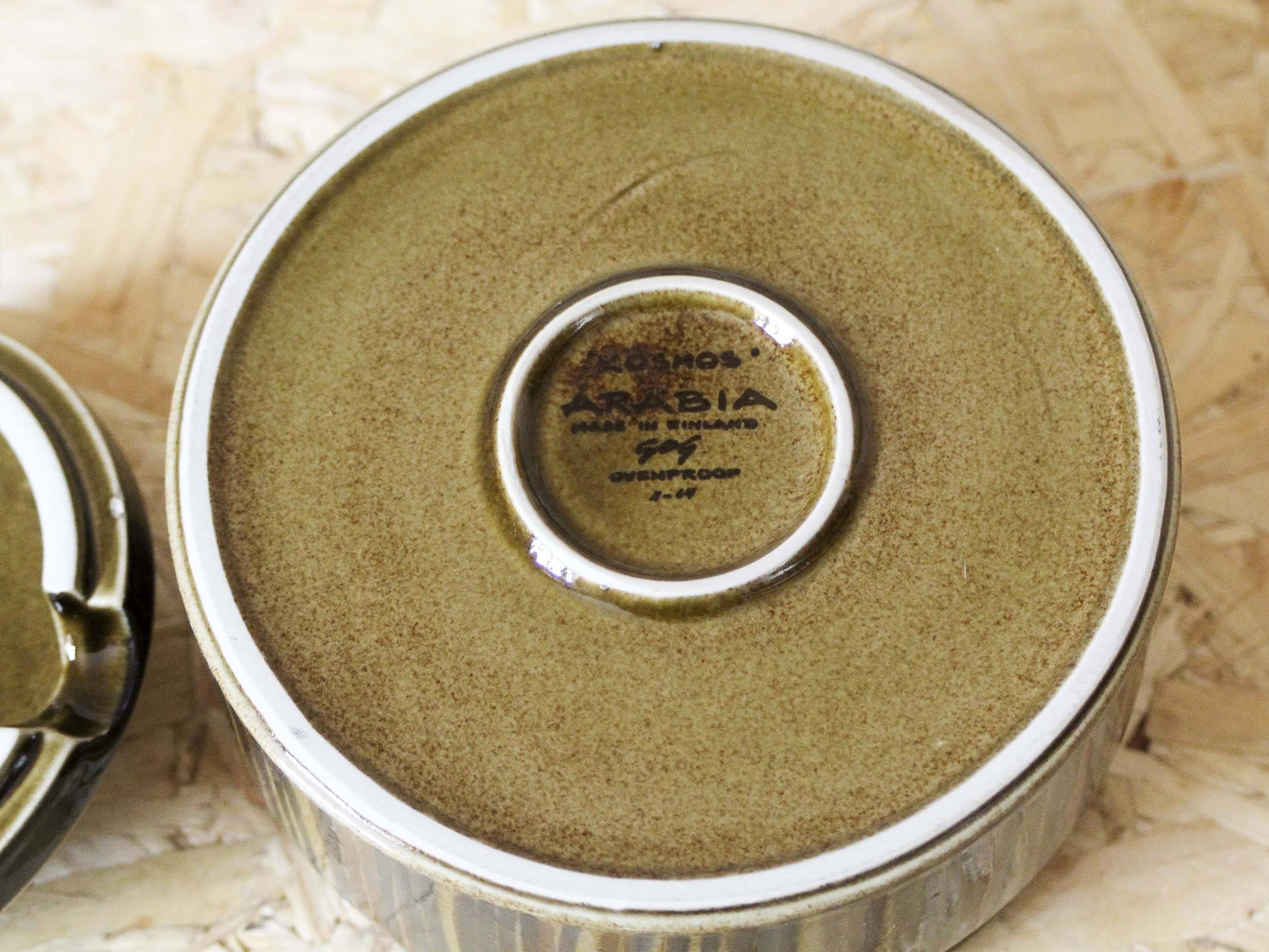 Kosmos series ceramic soup tureen by Arabia Finland