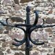 Antique French Art Deco parrot coat rack, bentwood