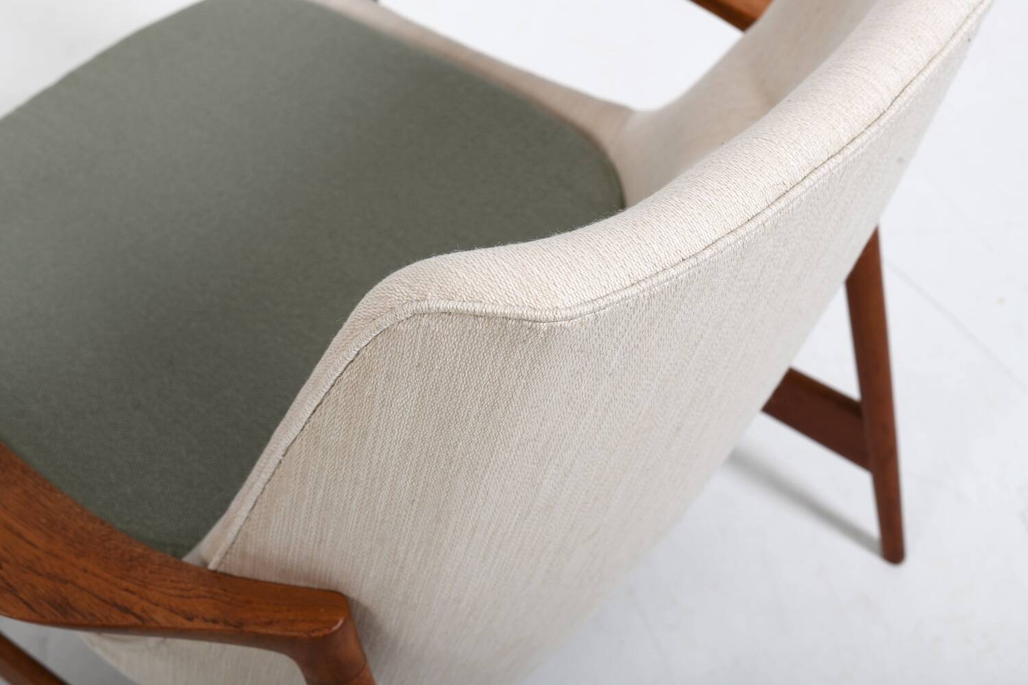 Early Ib Kofod Larsen Easychair Model 4346 / New Upholstered!