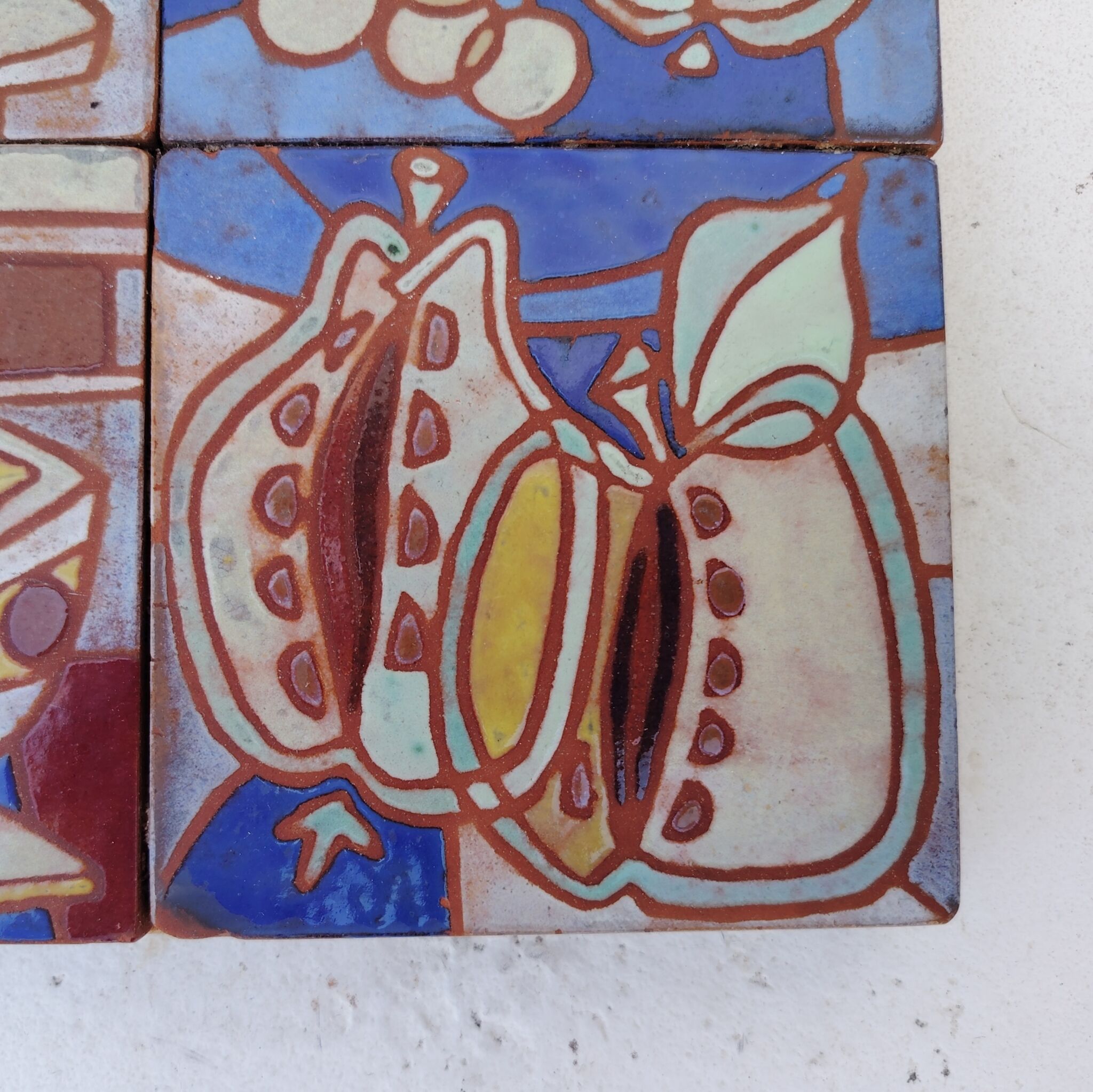 Ceramic trivet, Dominique Baudart, vintage