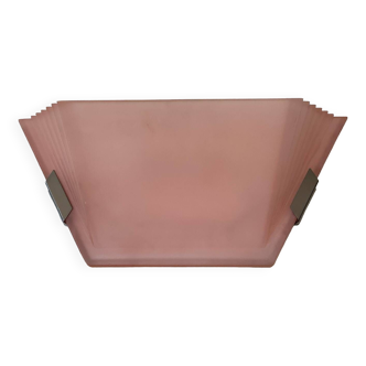 Pink Art Deco wall light