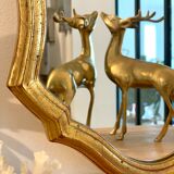 Old baroque gold mirror - 33x47cm