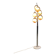 Vintage Murano glass floor lamp by Mazzega, 1970s
