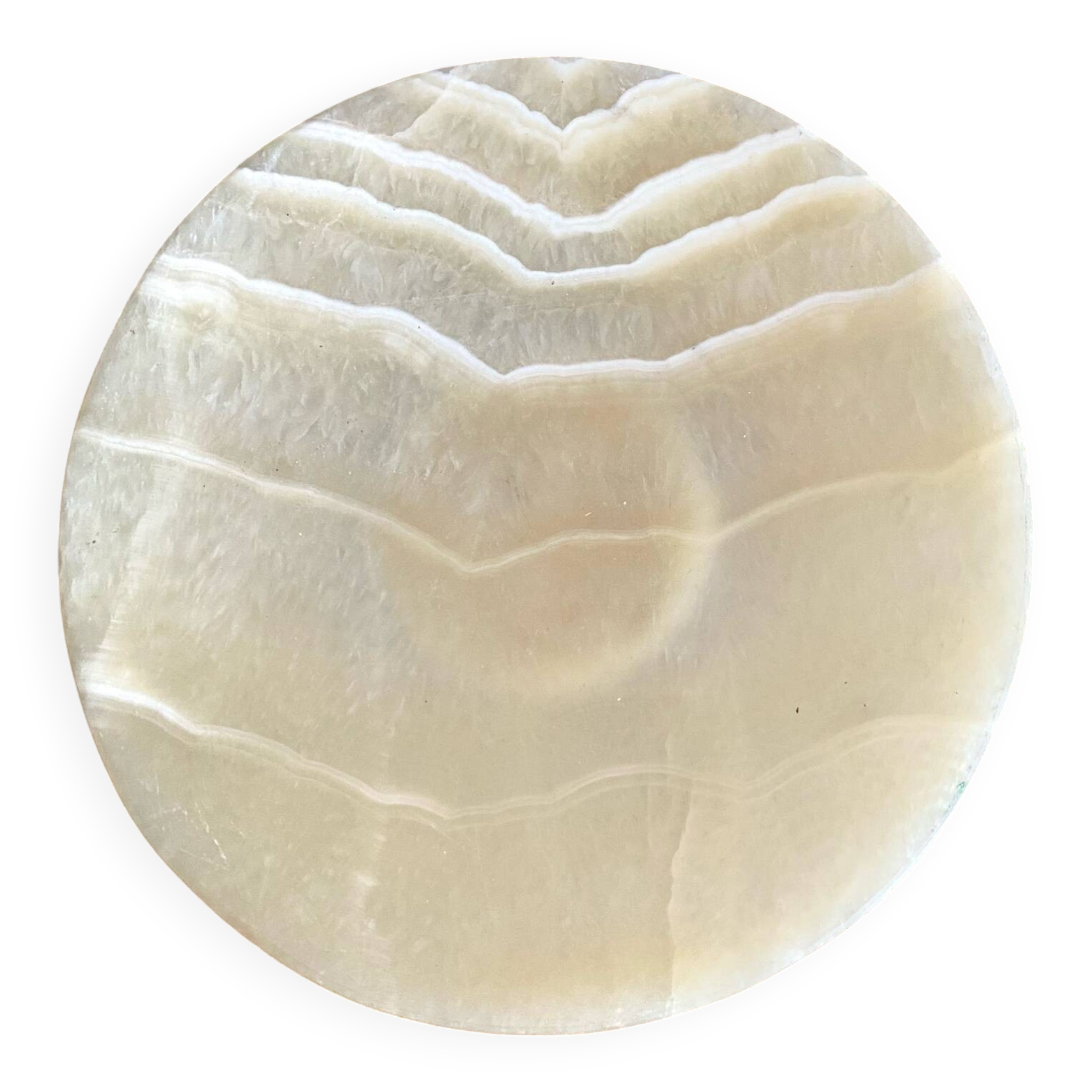 Natural onyx stone trinket tray