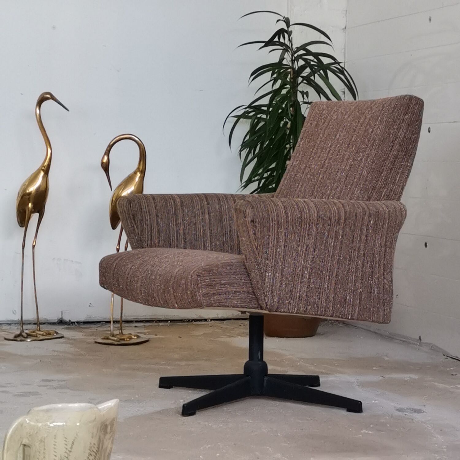 Pair of Czechoslovak swivel chairs year 70