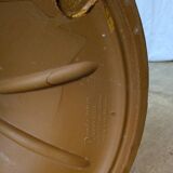 Orange Vintage Mushroom Stool “Jurček” by Meblo, 1960s – Space Age Retro